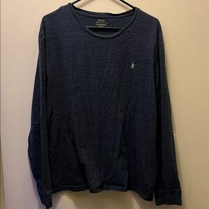 Polo Ralph Lauren Heather navy long sleeve tee size XL
